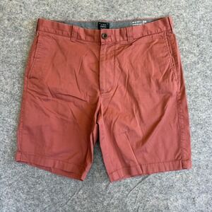 J.Crew Shorts Mens 33 Rust Orange Chino 9 Inseam Flat Front Casual Summer